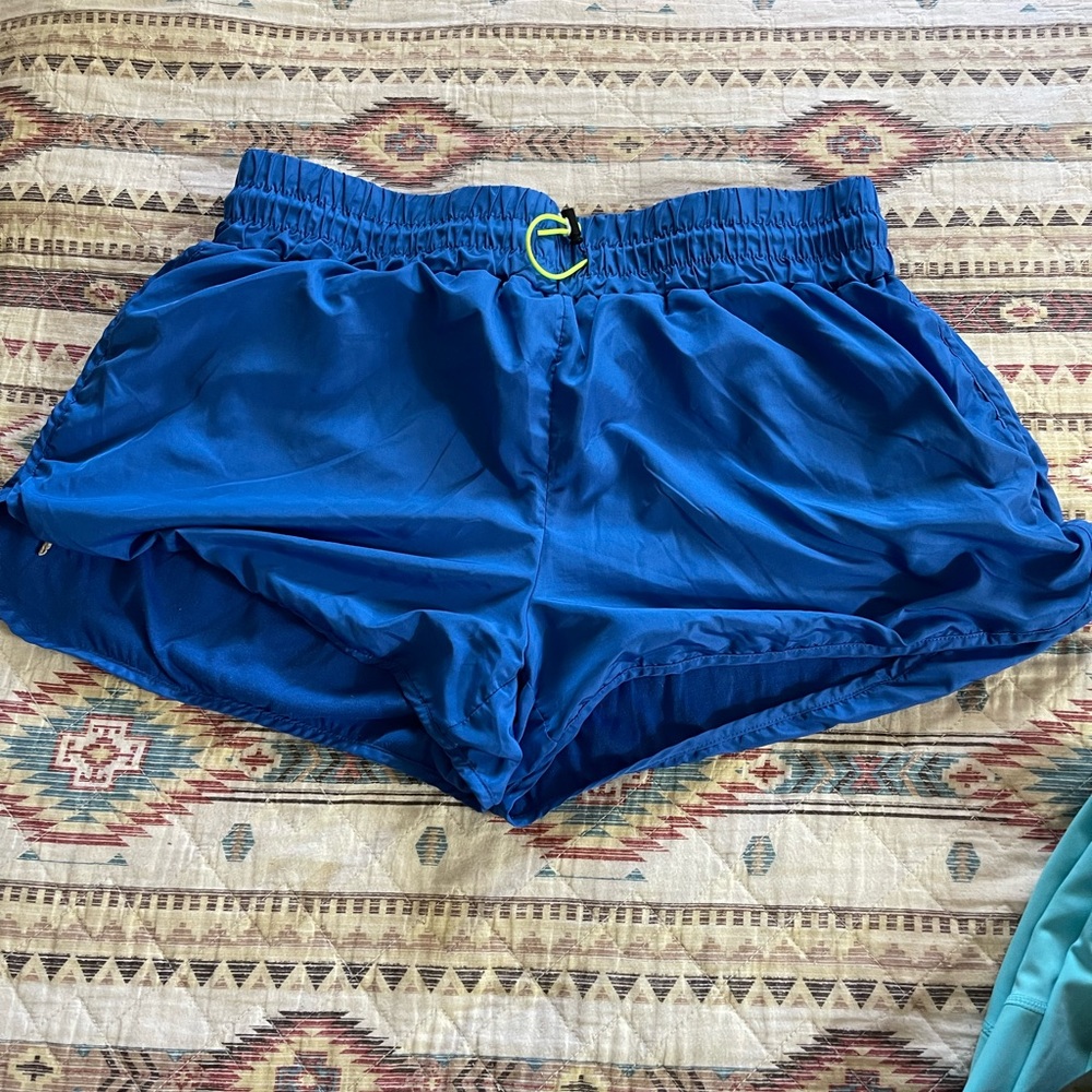 Blue womens shorts